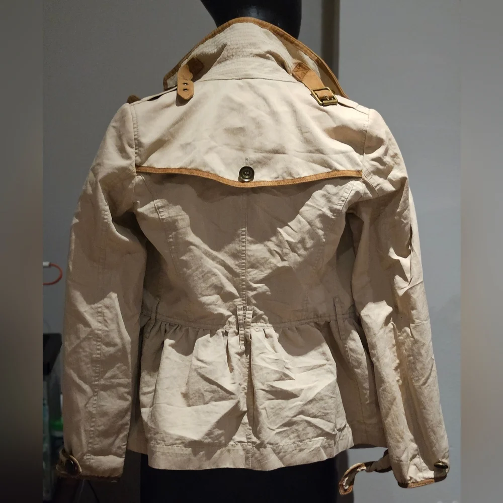 Burberry Tan Double-Breasted Trench Coat (No Belt Included) - Picture 2 of 5